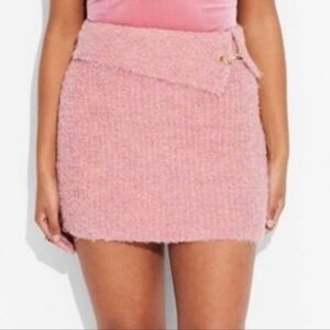 Women's XL Boucle Mini Skirt - Wild Fable Pink XL